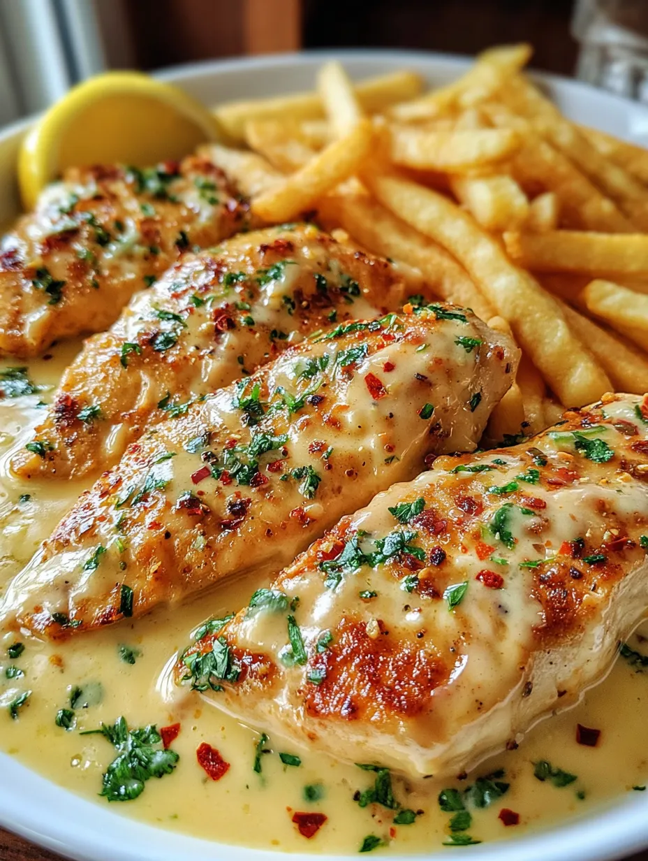 Ein Bild von einer Platte mit gegrilltem Chicken und Fritten.