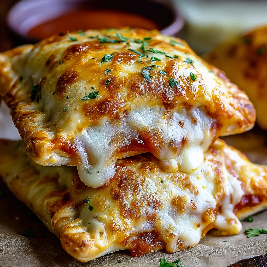 Eine Schicht von Käse auf einer Pizza.