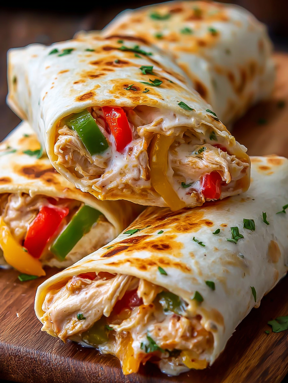 A delicious meal of chicken and peppers.