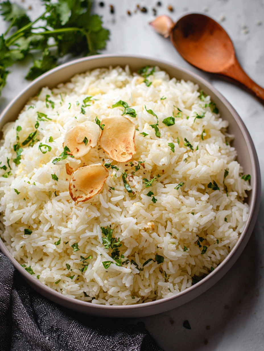 A bowl of rice with nuts on top.
