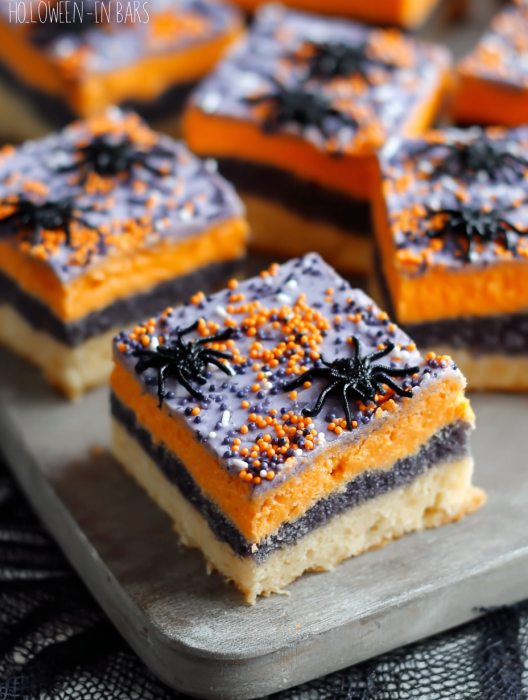 Halloween sugar cookie bars.