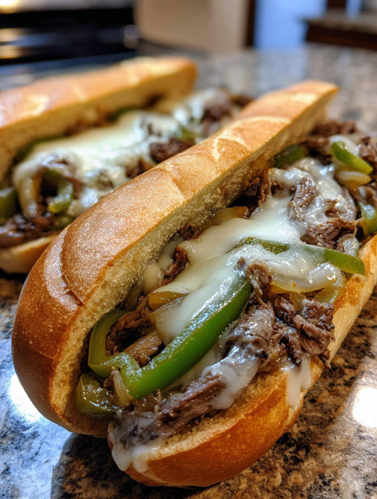 Two rolls of meat and cheese.