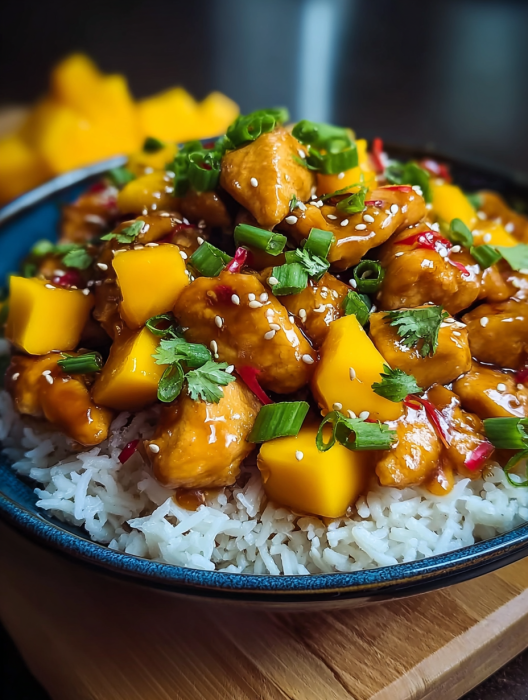 A plate of food with chicken and rice.