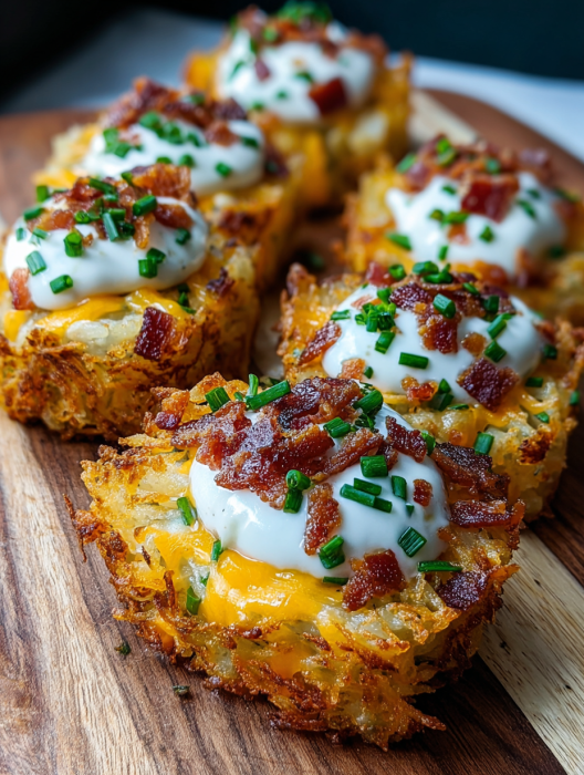 A plate of food with bacon and cheese.