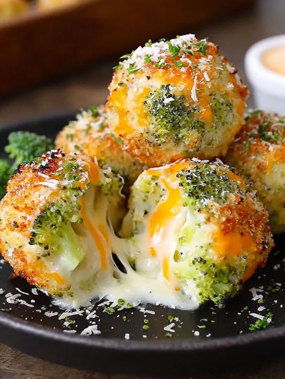 A plate of food with cheese and broccoli.