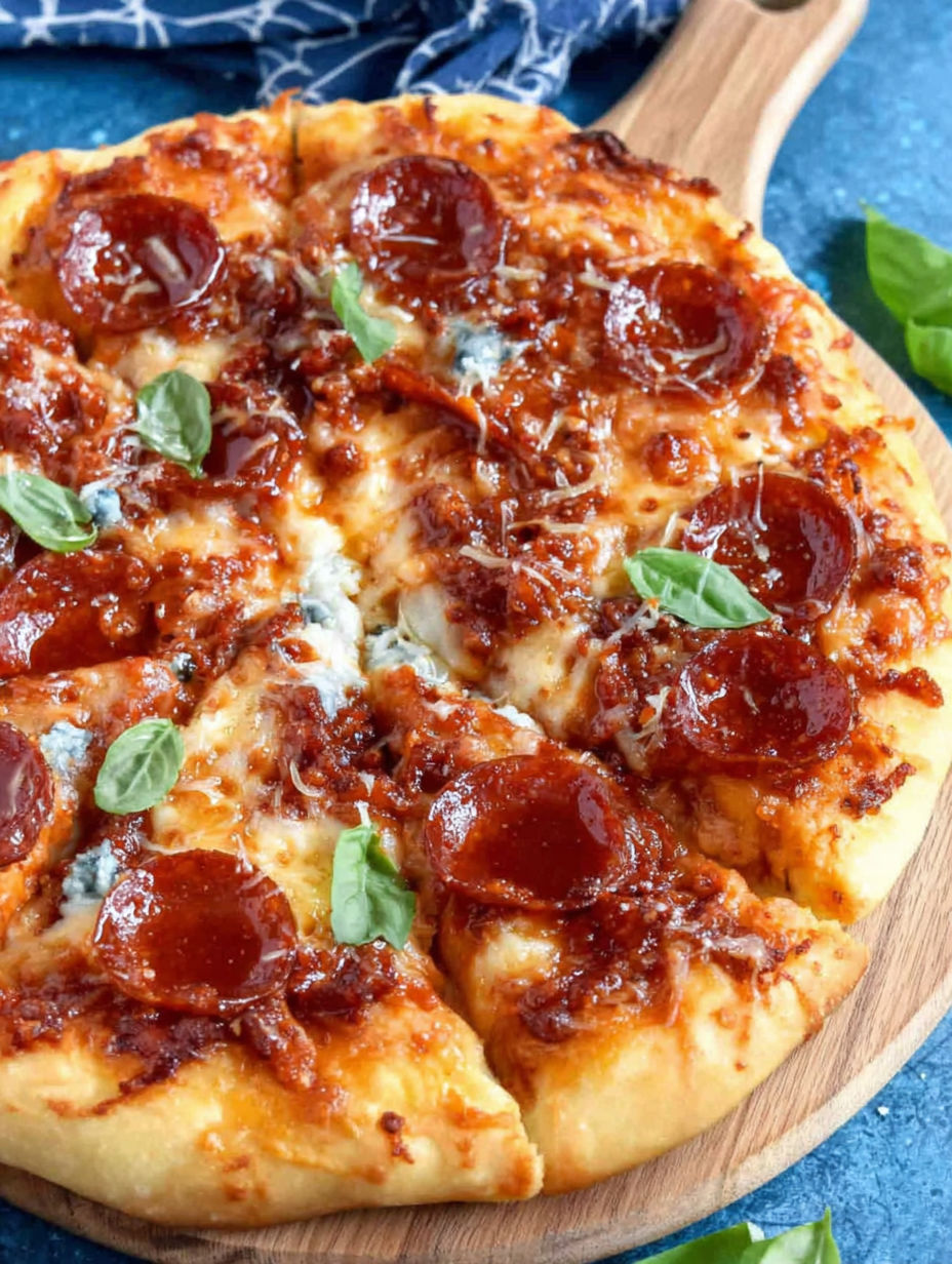 A slice of pepperoni pizza with cheese and sauce.