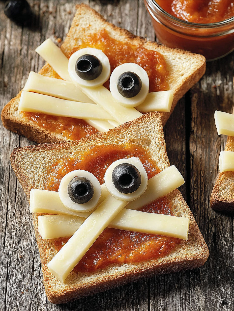 Mummy Toast: Fun Gluten-Free Treats for Halloween Festivities.