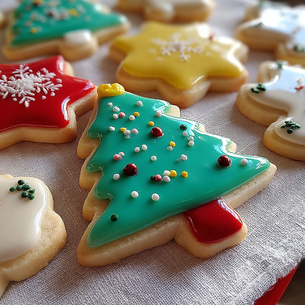 A variety of colorful sugar cookie icing.