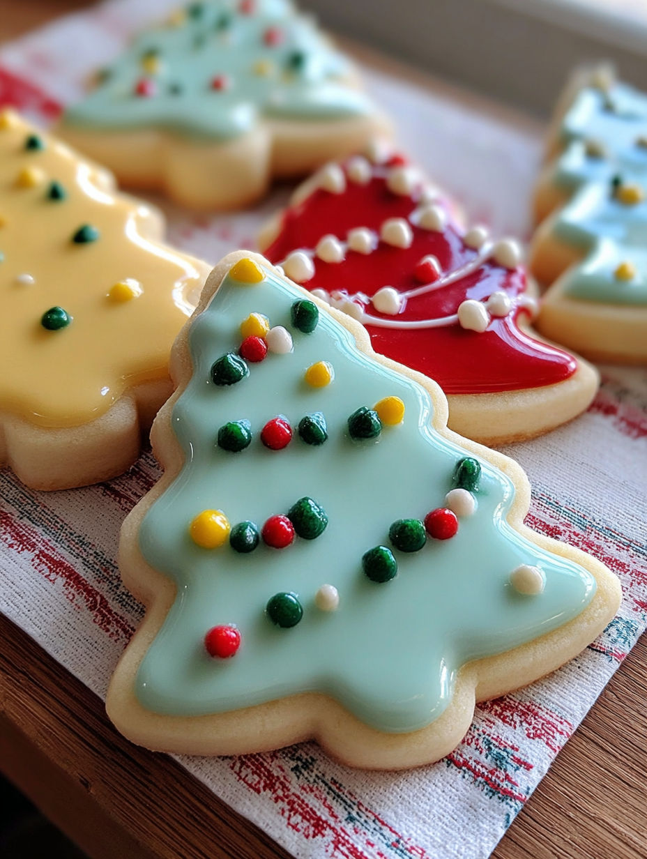 A close up of a Christmas tree decoration.