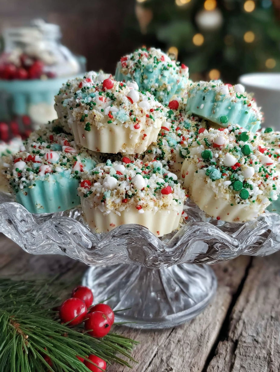 A bowl of Christmas cookies.