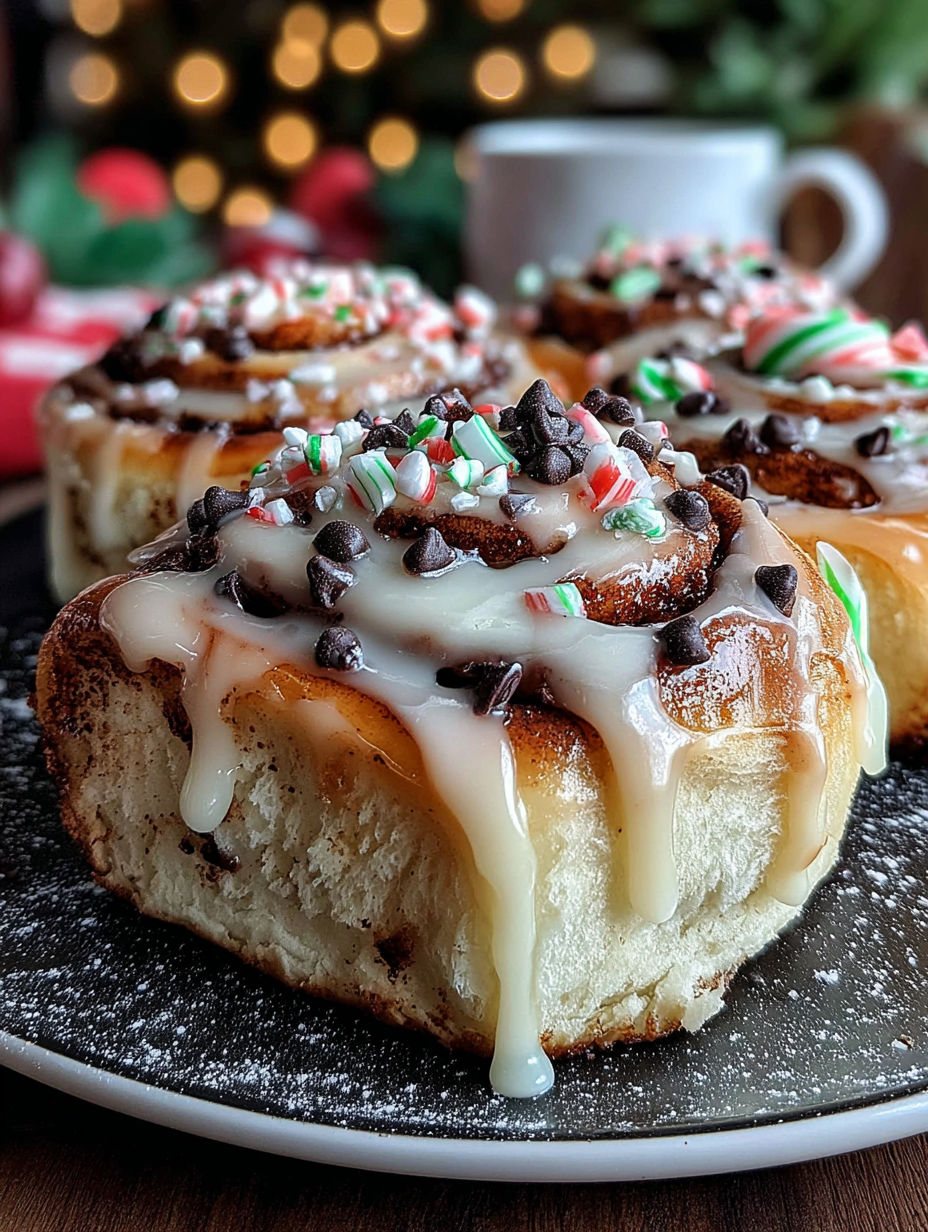 A plate with two donuts with chocolate and sprinkles.