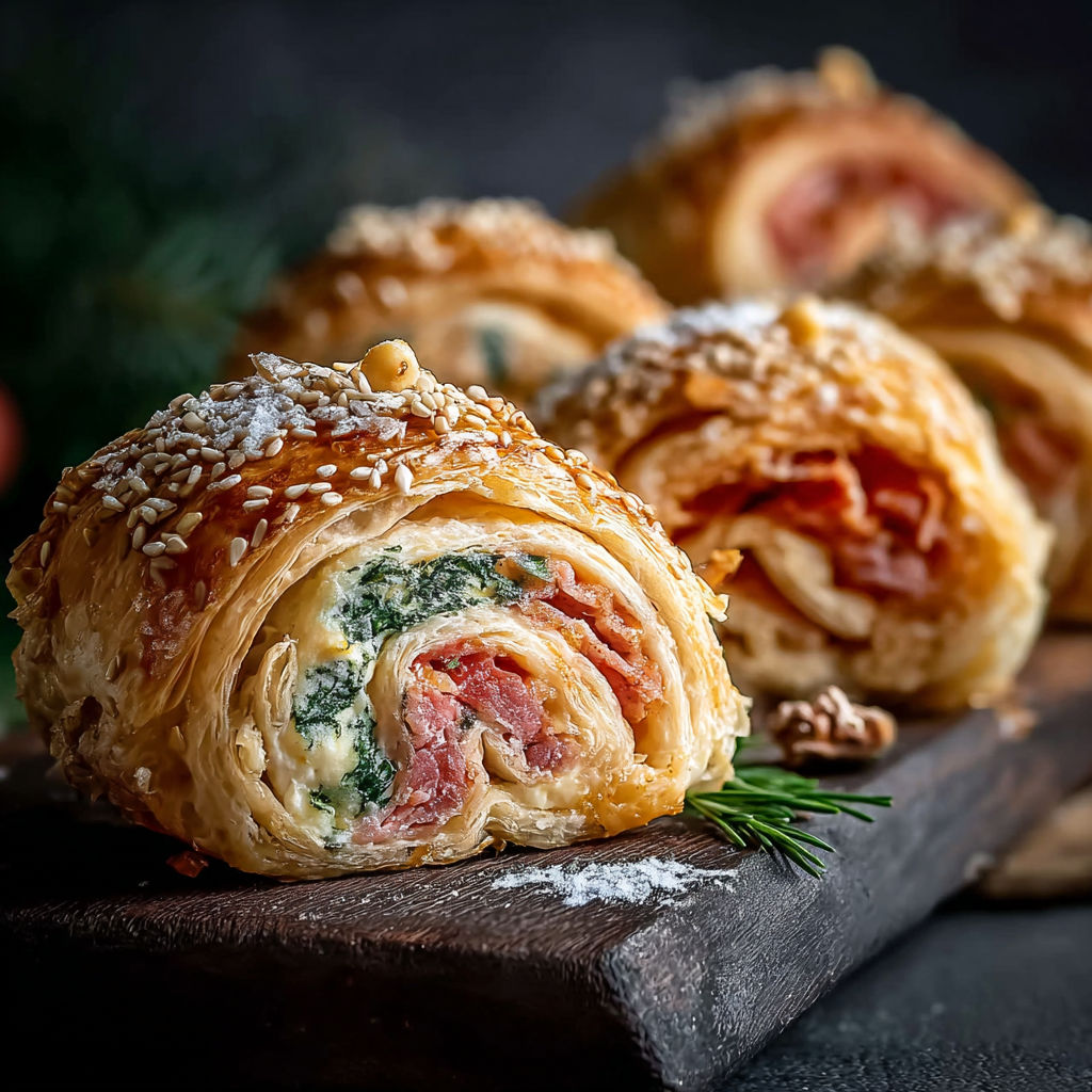 A plate of pastries with a variety of fillings.