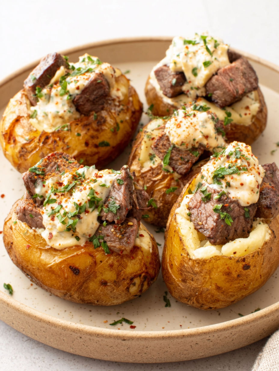 A plate of food with meat and potatoes.