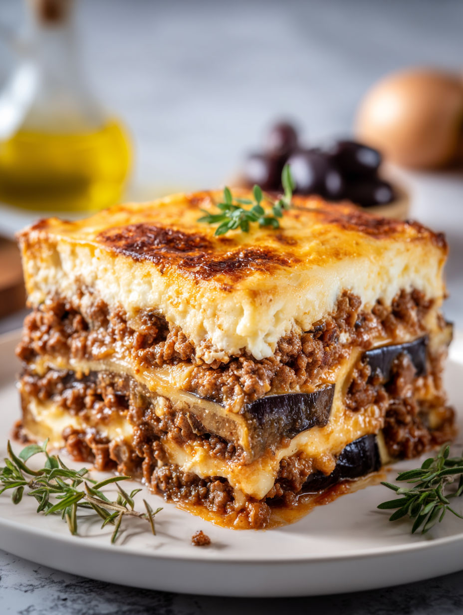A delicious Greek Moussaka recipe.