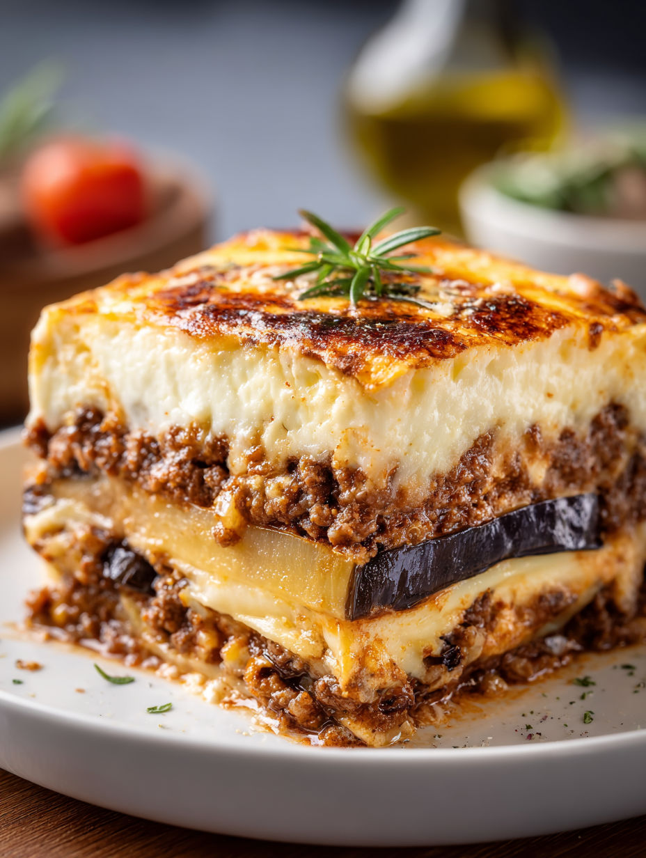 A delicious Greek Moussaka recipe.