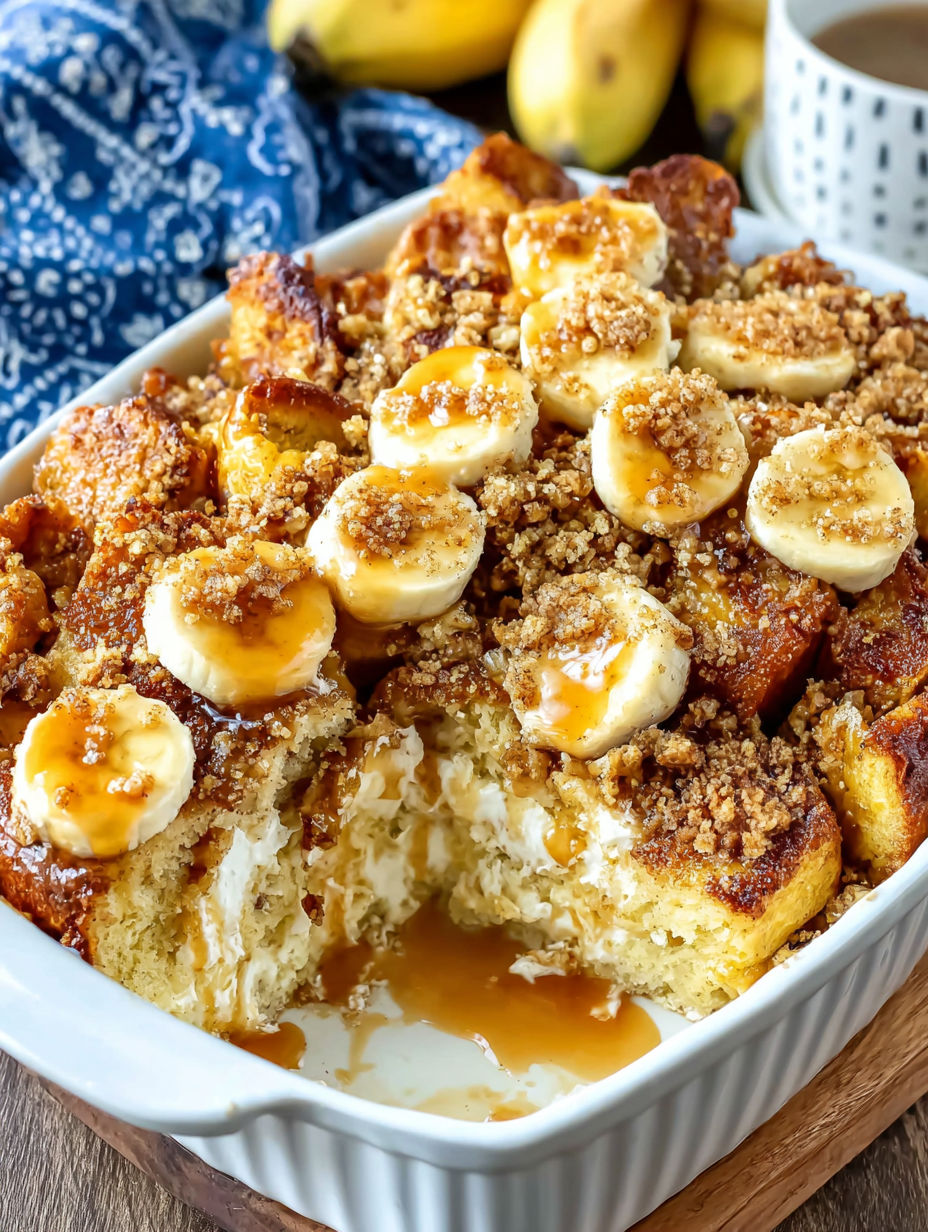 A white bowl filled with banana bread.
