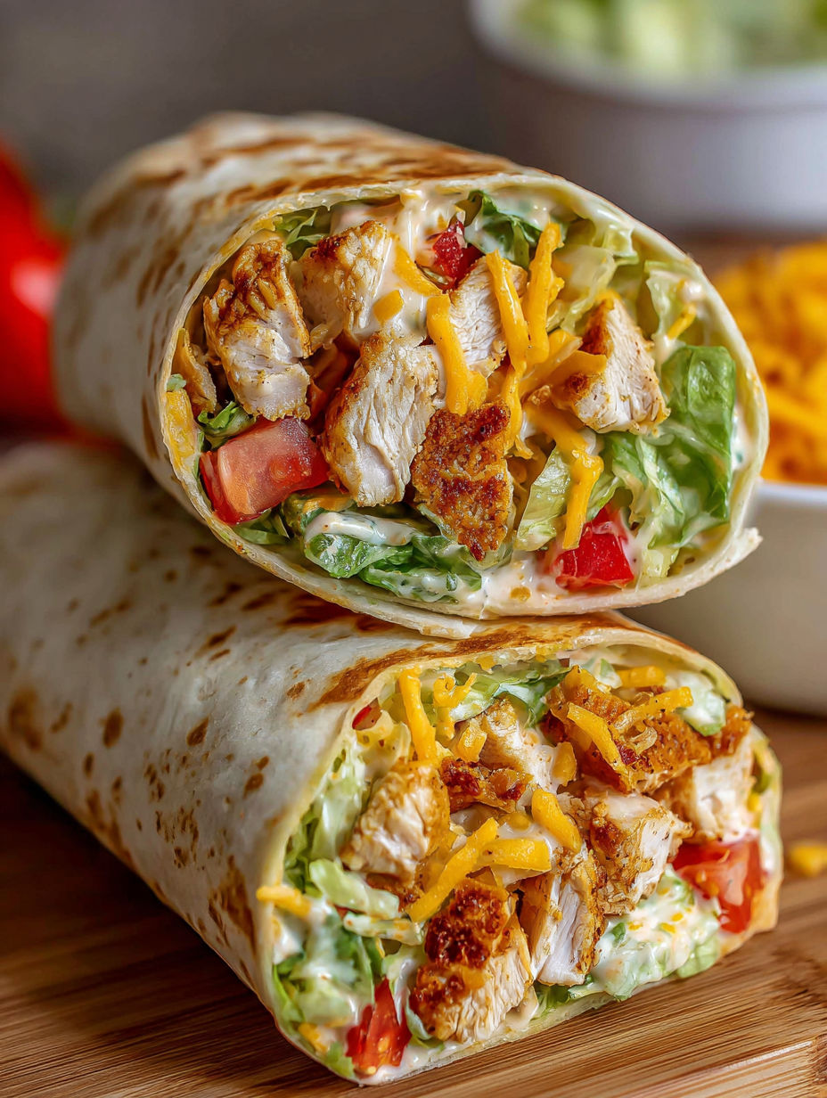 A Chipotle Ranch Chicken Burrito.