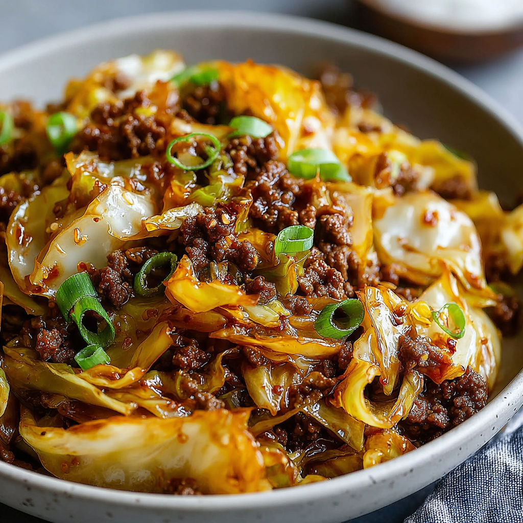 A bowl of food with meat and vegetables.