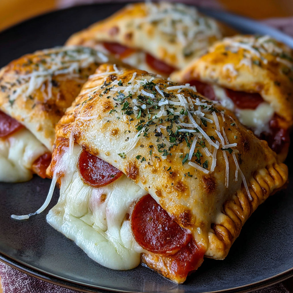 Three pieces of pizza on a plate.