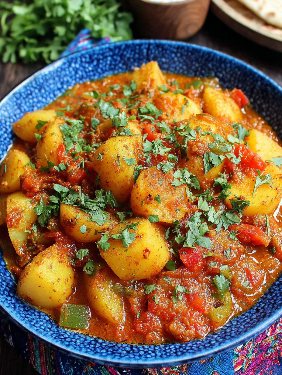A bowl of food with a spoon in it.