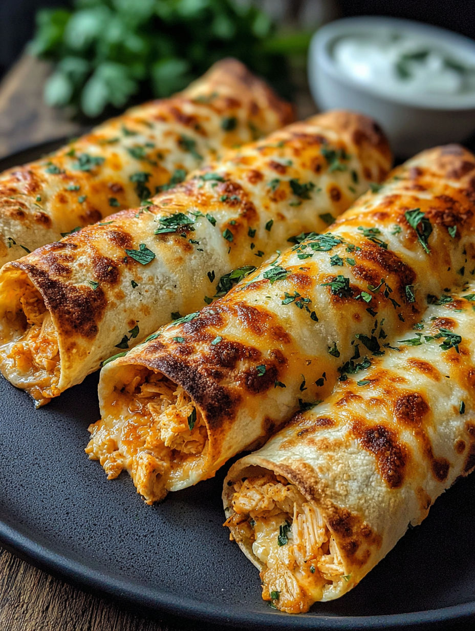 A plate of food with a description of it.