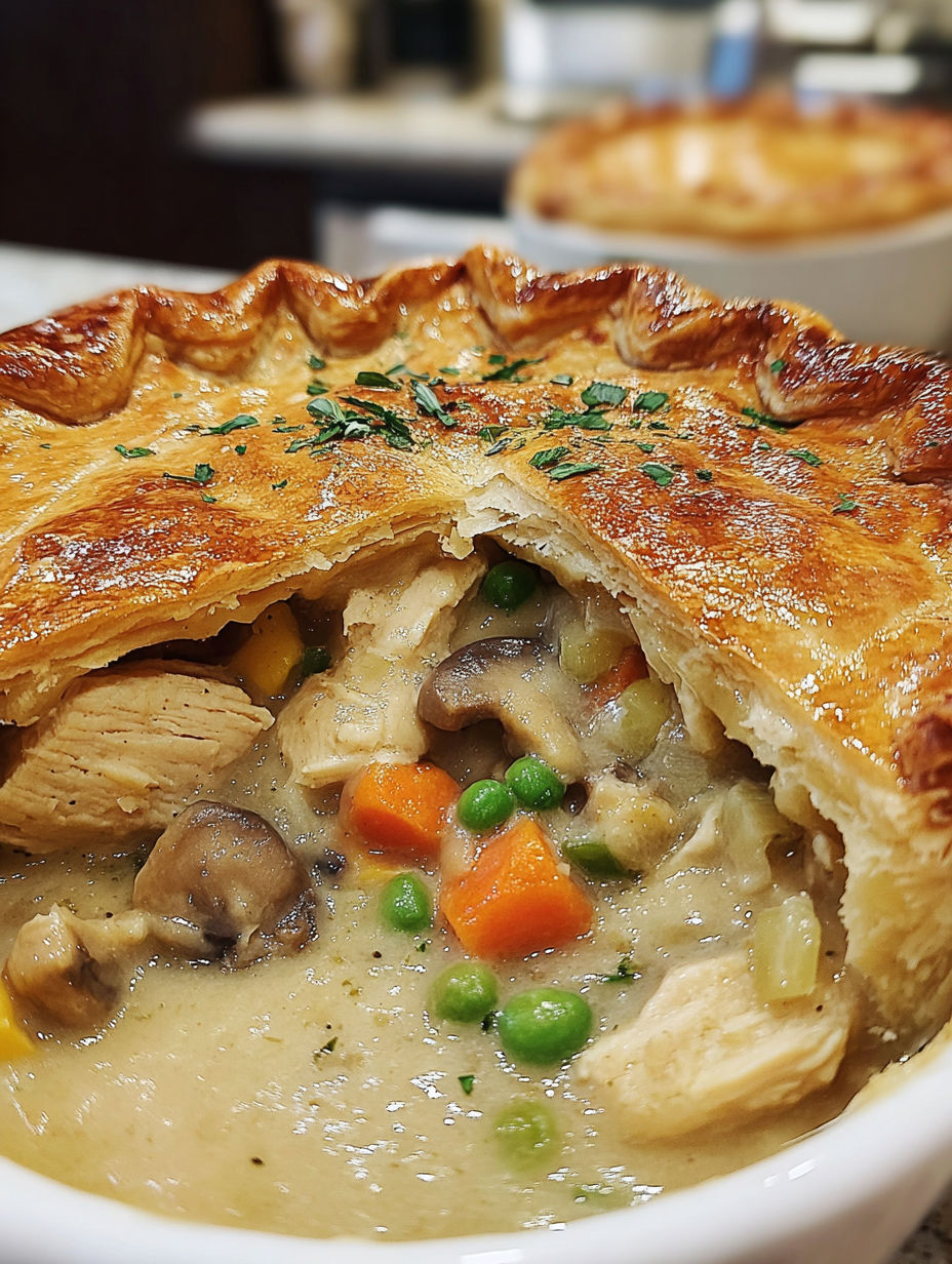 A close up of a pizza pie with a variety of toppings.