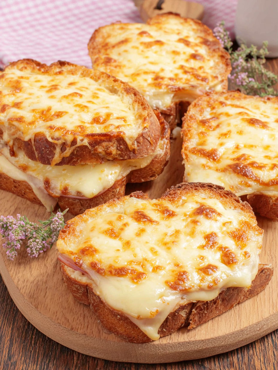 A slice of cheese toast.