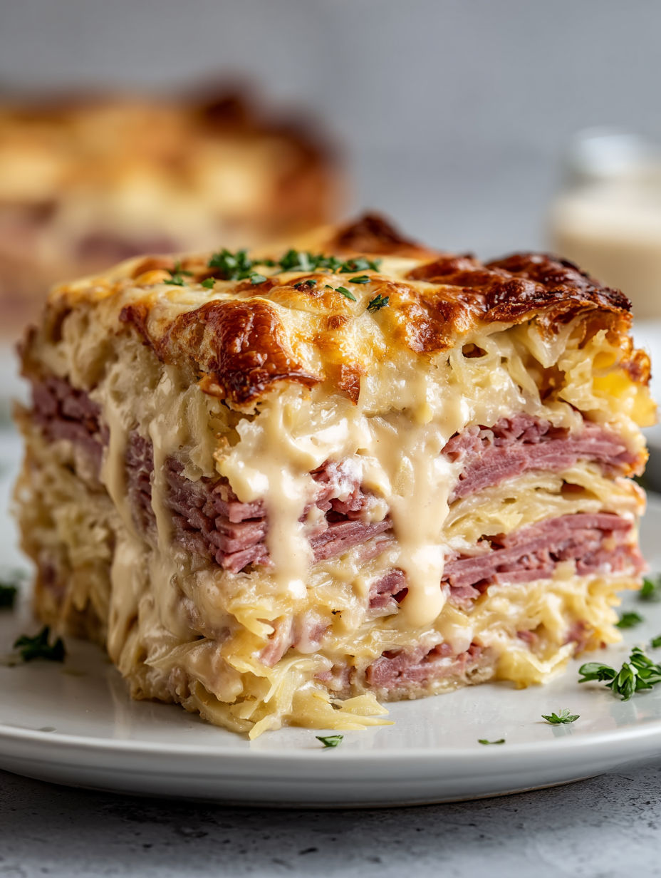A close up of a delicious looking meat and cheese dish.