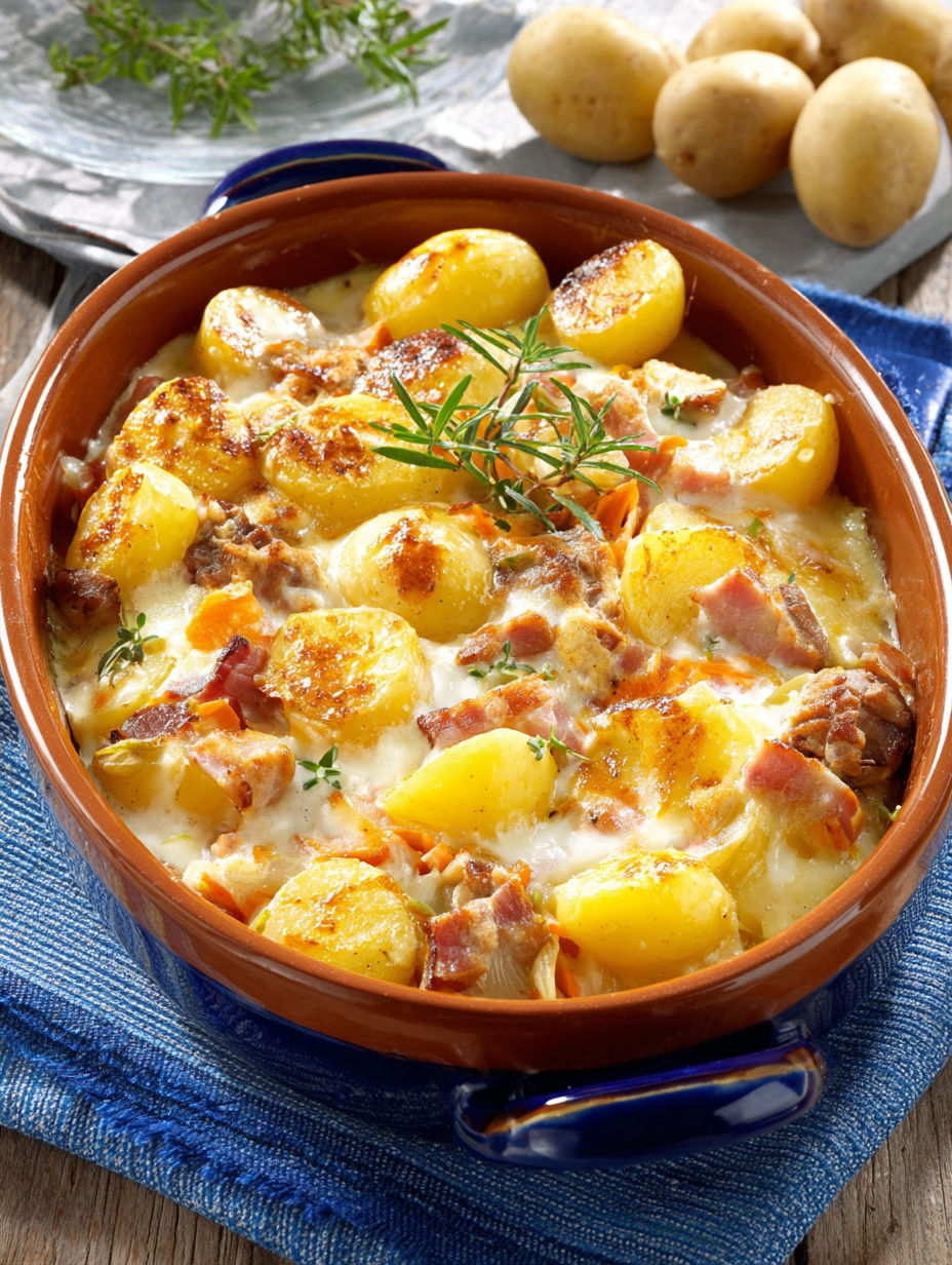 A bowl of food with a spoon in it.