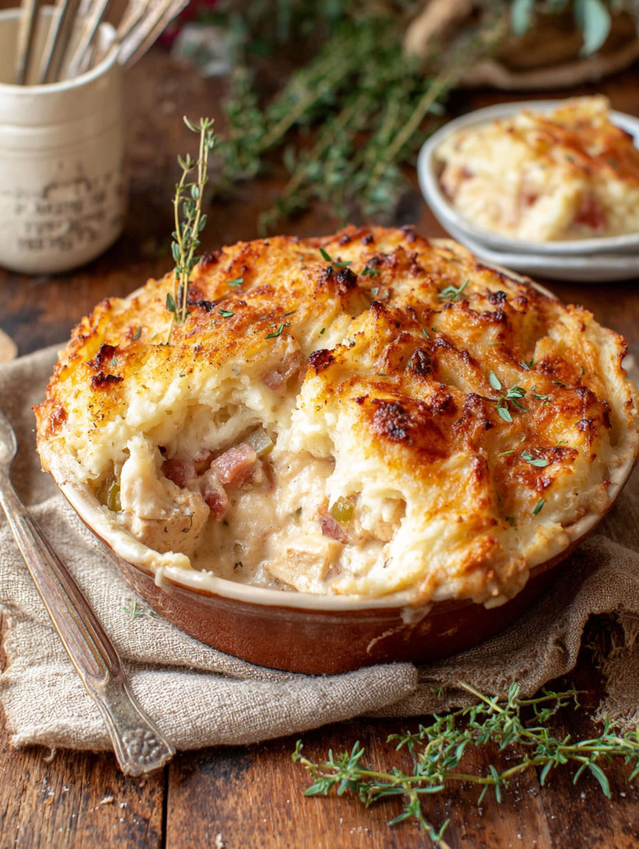 A bowl of food with a fork and a spoon.