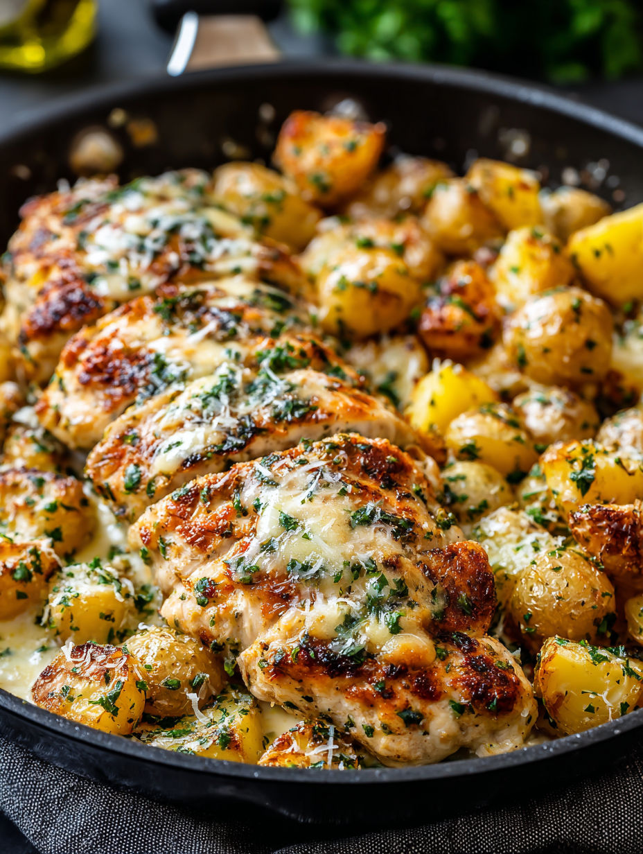 A close up of a delicious meal.