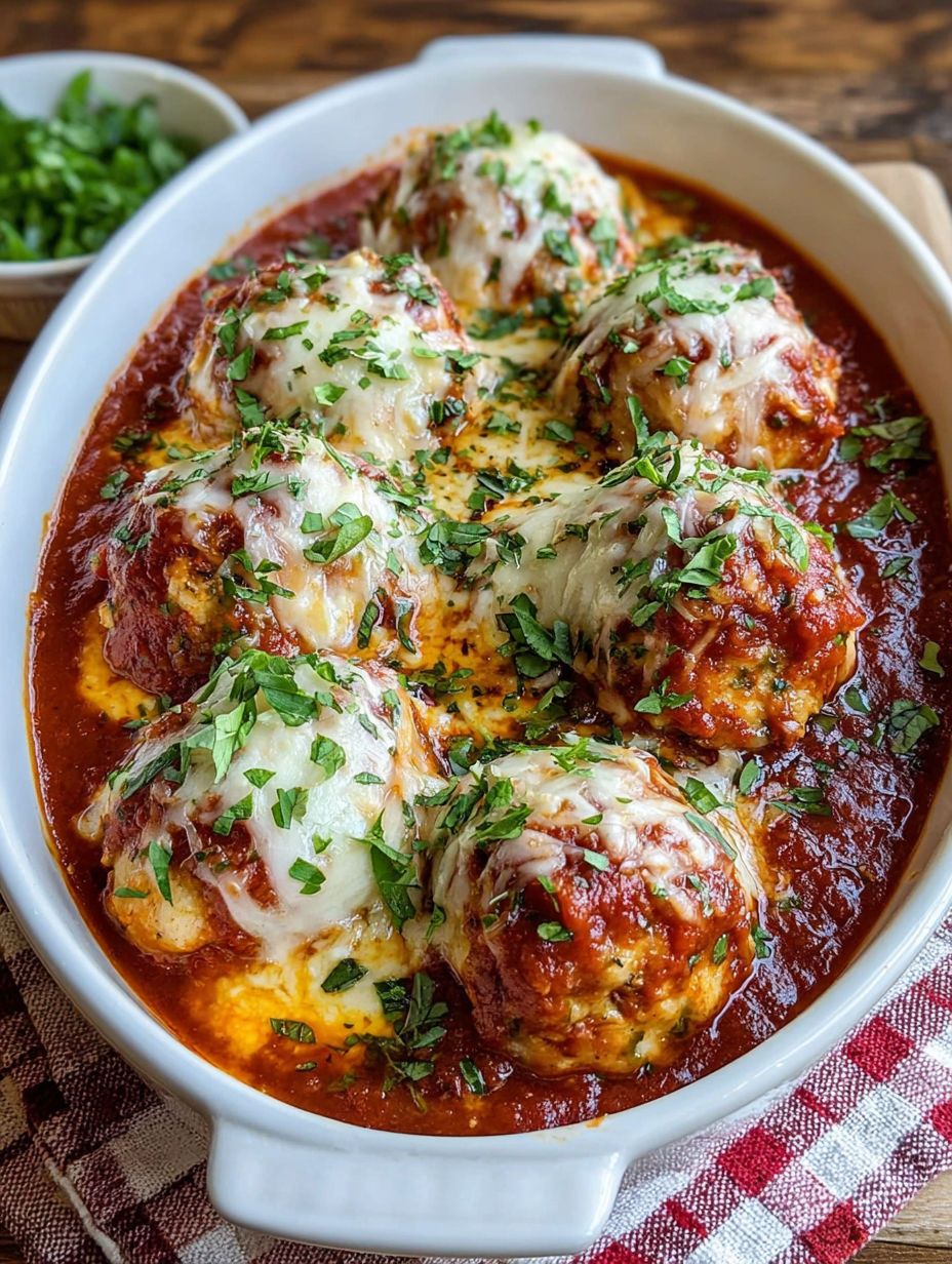A bowl of meatballs in a red sauce.