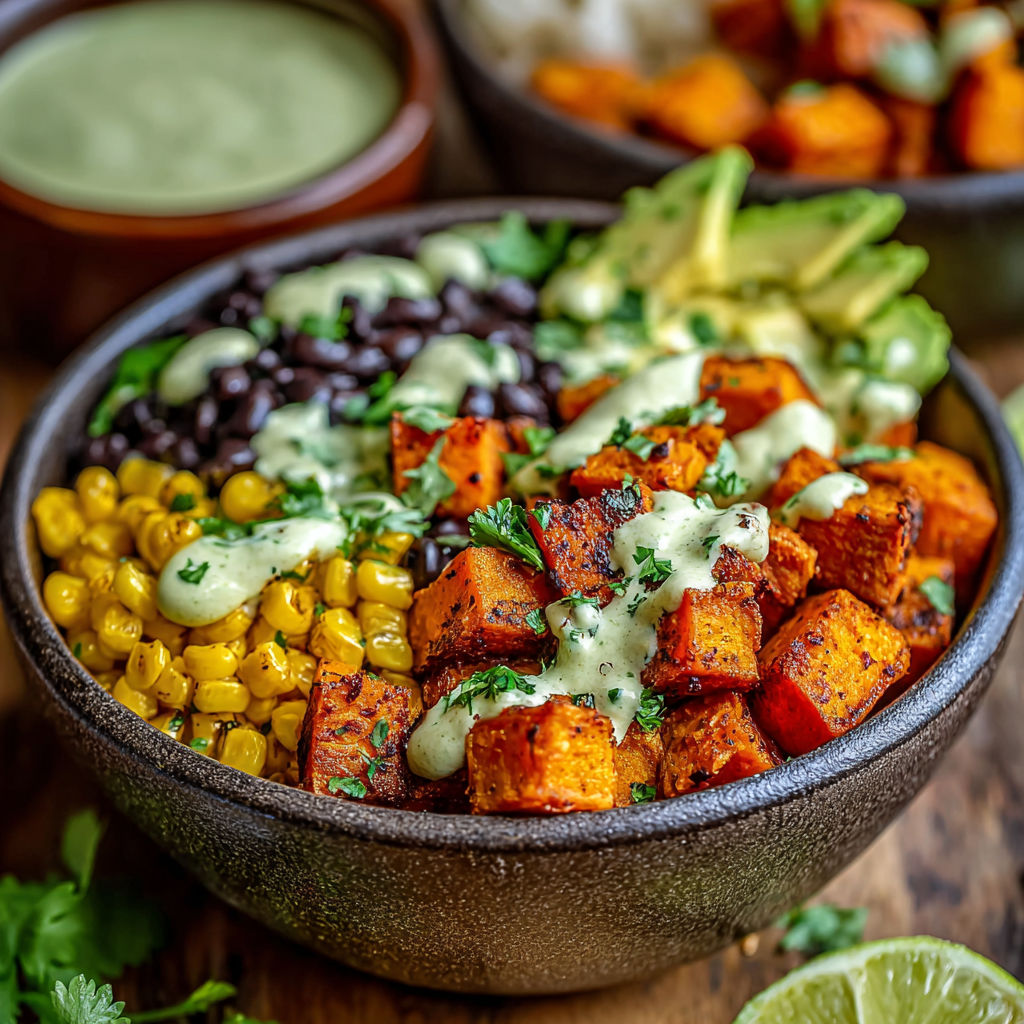 A bowl of food with a variety of ingredients.