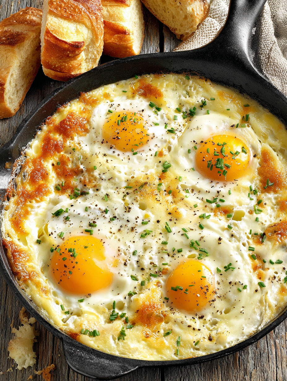 A fried egg with a slice of bread on top.