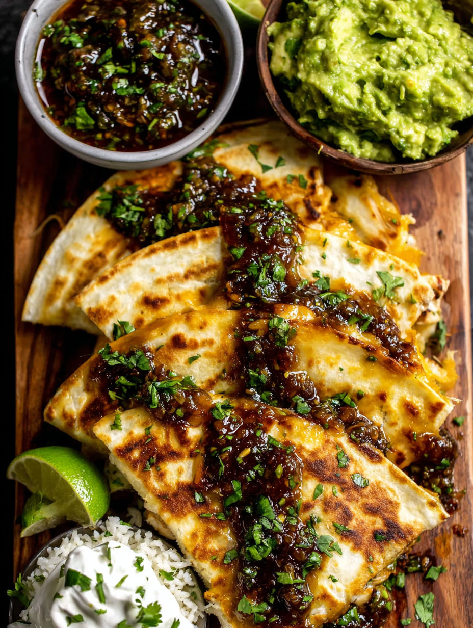 A plate of food with rice, salsa, and guacamole.