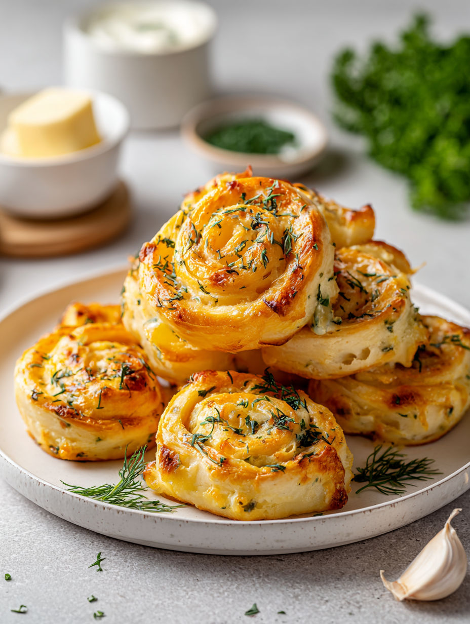 A plate of food with a bowl of butter next to it.