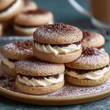 Tiramisu sandwich cookies are a must-try delight!