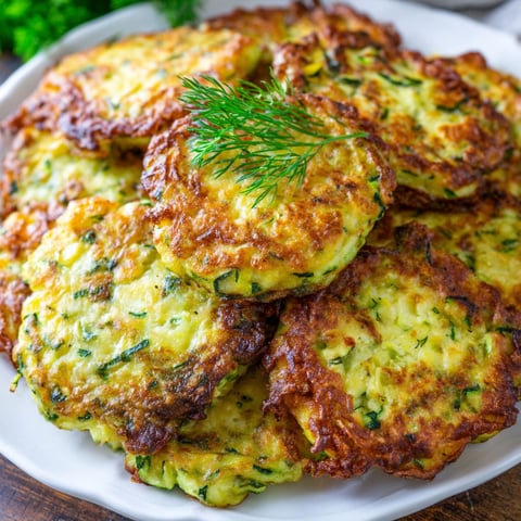 A plate of air fryer zucchini fritters.