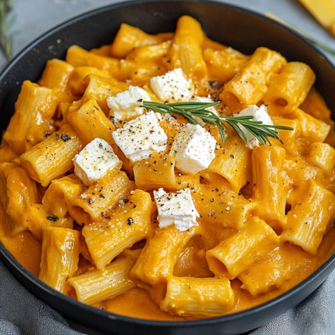 A bowl of pasta with cheese and herbs.