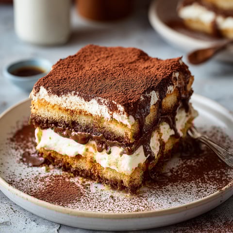 A slice of Millionaire's Tiramisu.