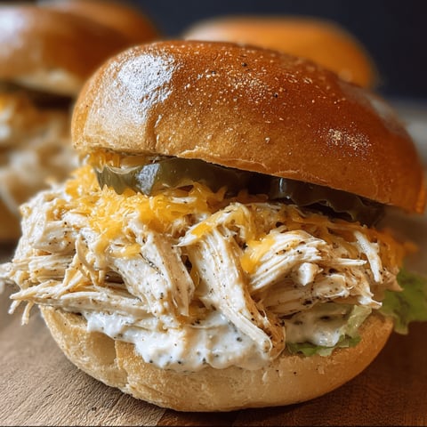 A sandwich with chicken and cheese on a bun.