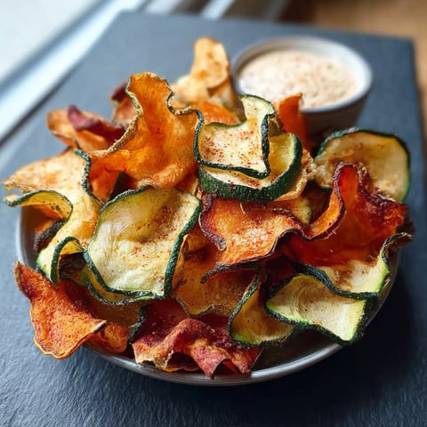 A bowl of chips with a sauce in it.