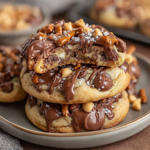 A plate of chocolate cookies with nuts on top.