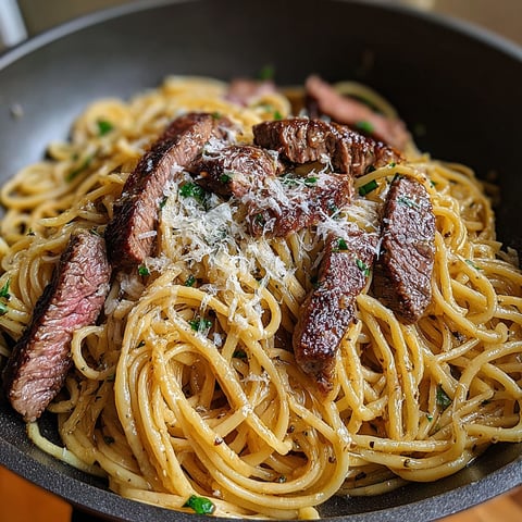 A bowl of spaghetti with meat and cheese.