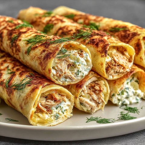 Dill pickle ranch chicken taquitos on a plate.