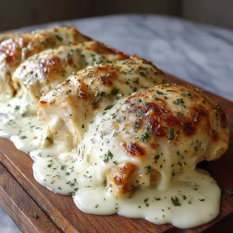 Chicken Alfredo Roll-Ups That Stretch with Cheese.