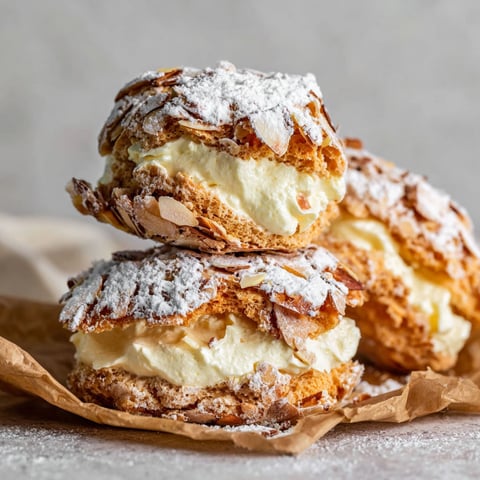 Almond Dacquoise Cream Clouds - Elegant French Cookies.