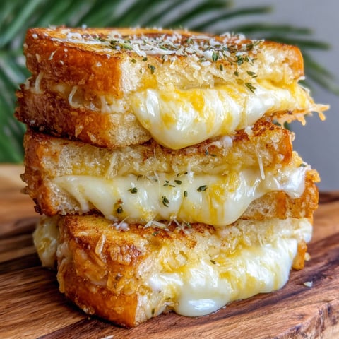 A stack of grilled cheese sandwiches.
