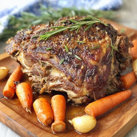 A delicious slow cooked pulled lamb shoulder.