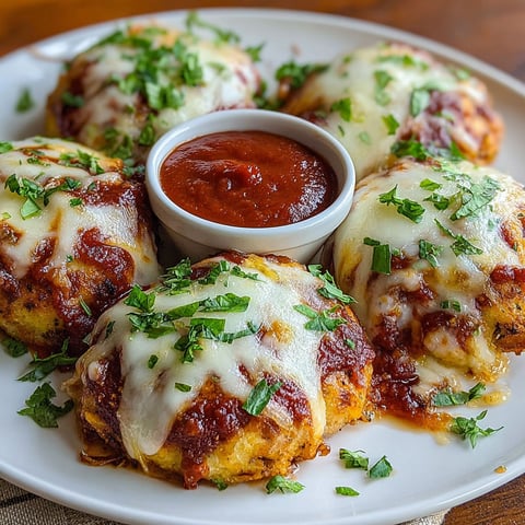 A plate of food with a bowl of marinara sauce.